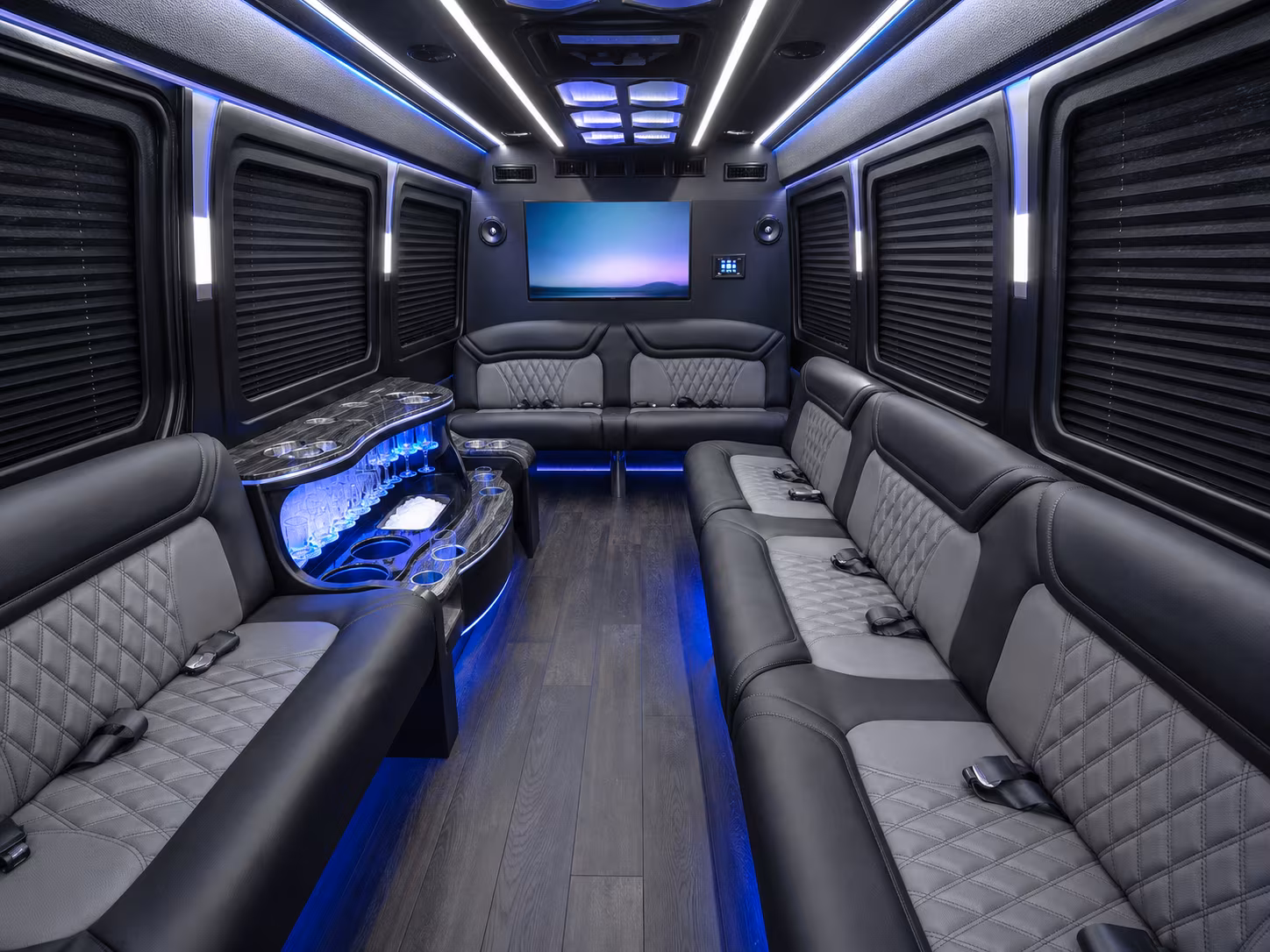 norman 15 passenger party bus