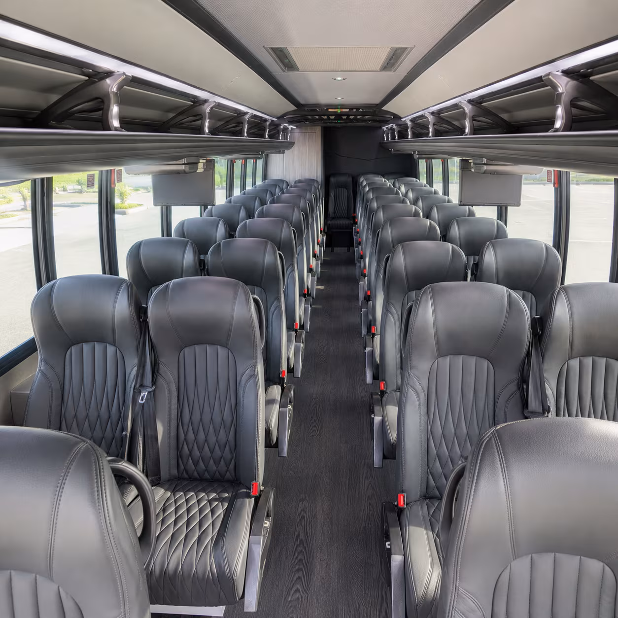 norman 30 passenger minibus inside