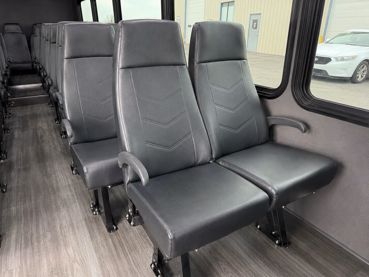 norman sporting event transportation onboard seating