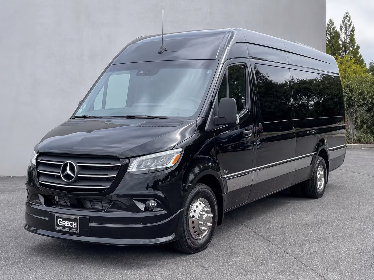 norman sprinter van with driver